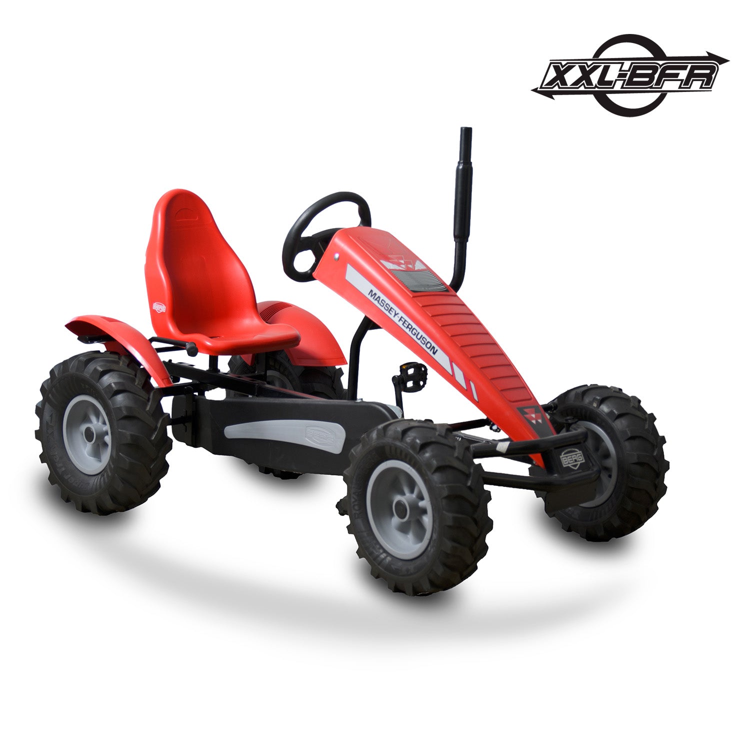 Gokart Traxx, ab 5 Jahren, rot, Massey Ferguson