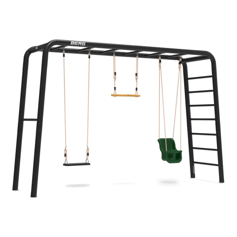 BERG PlayBase Large TL mit Babyschaukel, Schaukelsitz und Trapez