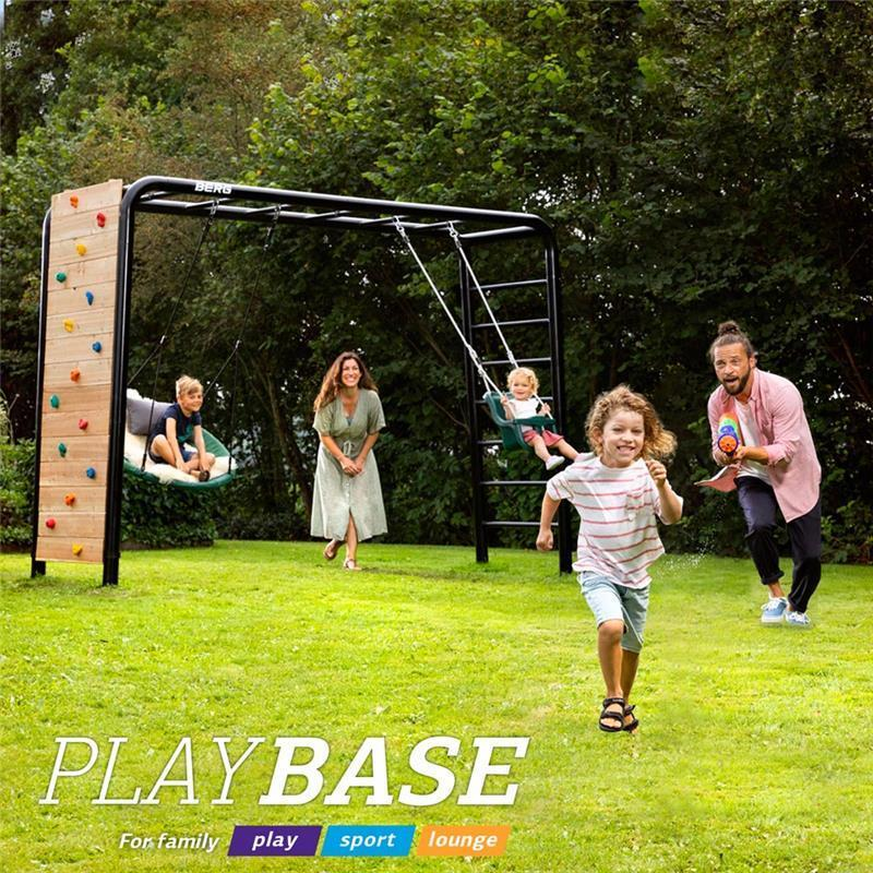 BERG PlayBase Medium TT mit Nestschaukel