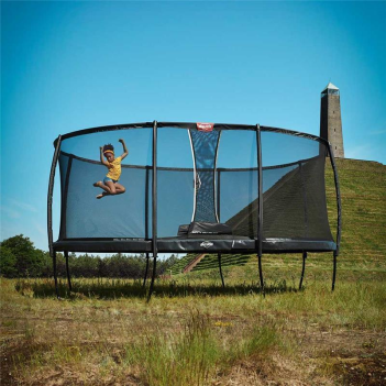 BERG Trampolin Champion Grand mit Netz oval