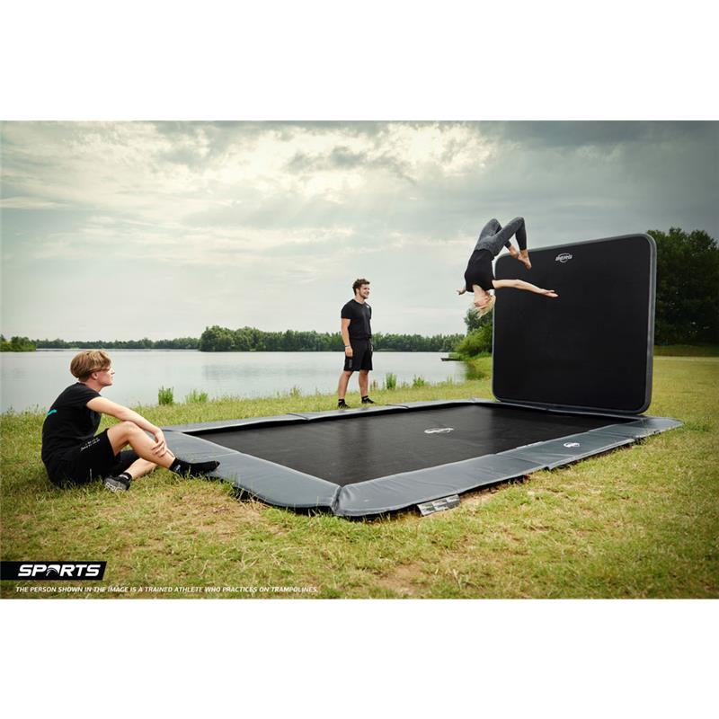 BERG Trampolin Elite Ultim FlatGround rechteckig