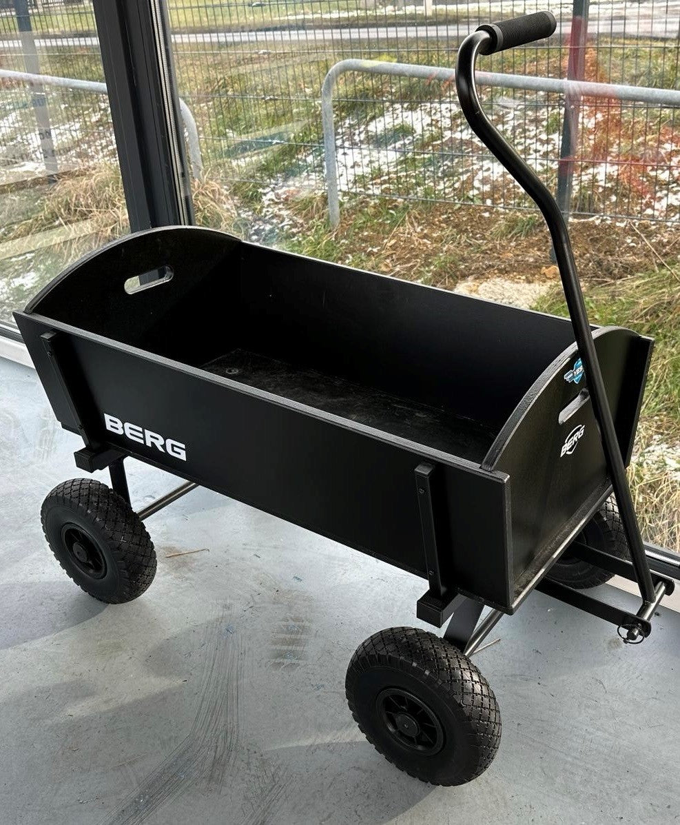 BERG Bollerwagen schwarz L - Ausstellungsstück - SELBSTABHOLUNG