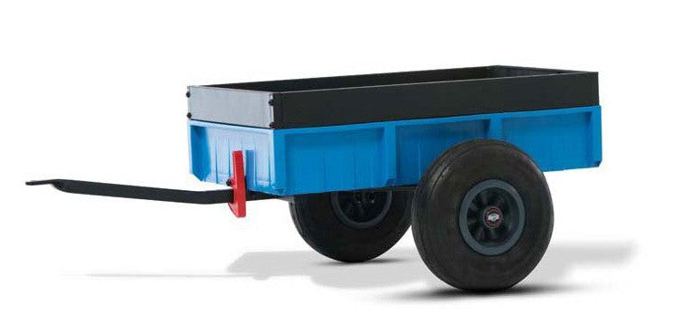 BERG Gokart Kippanhänger Steel Trailer XL blau